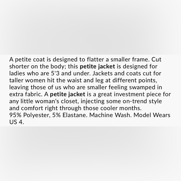 Boohoo Petite Double Breasted Camel Duster Coat - Picture 11 of 11